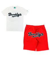 Black w/ White Brooklyn Lyfestyle Short Sets