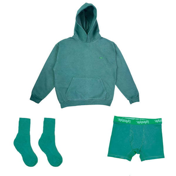 Teal Hand Dyed Set