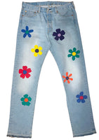 Floral Lyfestyle Denim Jeans