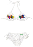 White Two-Piece Bathing Suit