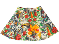 "Day of The Dead" Lyfestyle Tennis Skirt