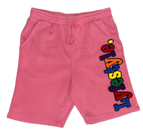 Coral Multicolor Lyfestyle Shorts