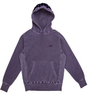 "Court Purple" Garment Dyed Box Logo Hoodie