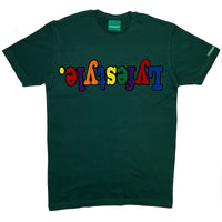 Forest Green Multicolor Lyfestyle Tee