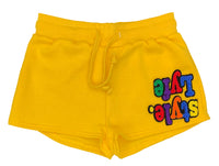 Womens Multicolor Lyfestyle Shorts