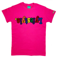 Hot Pink Multicolor Lyfestyle Tee
