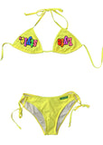 Yellow Two-Piece Bathing Suit