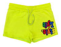 Womens Multicolor Lyfestyle Shorts