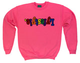Women's Neon Pink Lyfestyle  Sweatshirts