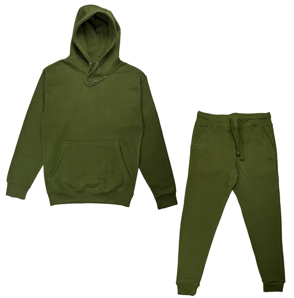 Blank Olive Green Sweatsuit