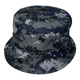 Navy Ocean Camo Lyfestyle Bucket Hat