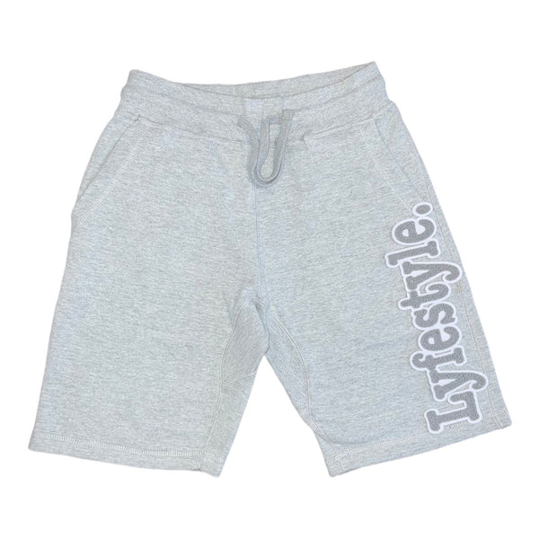 Grey w/ White Lyfestyle Shorts