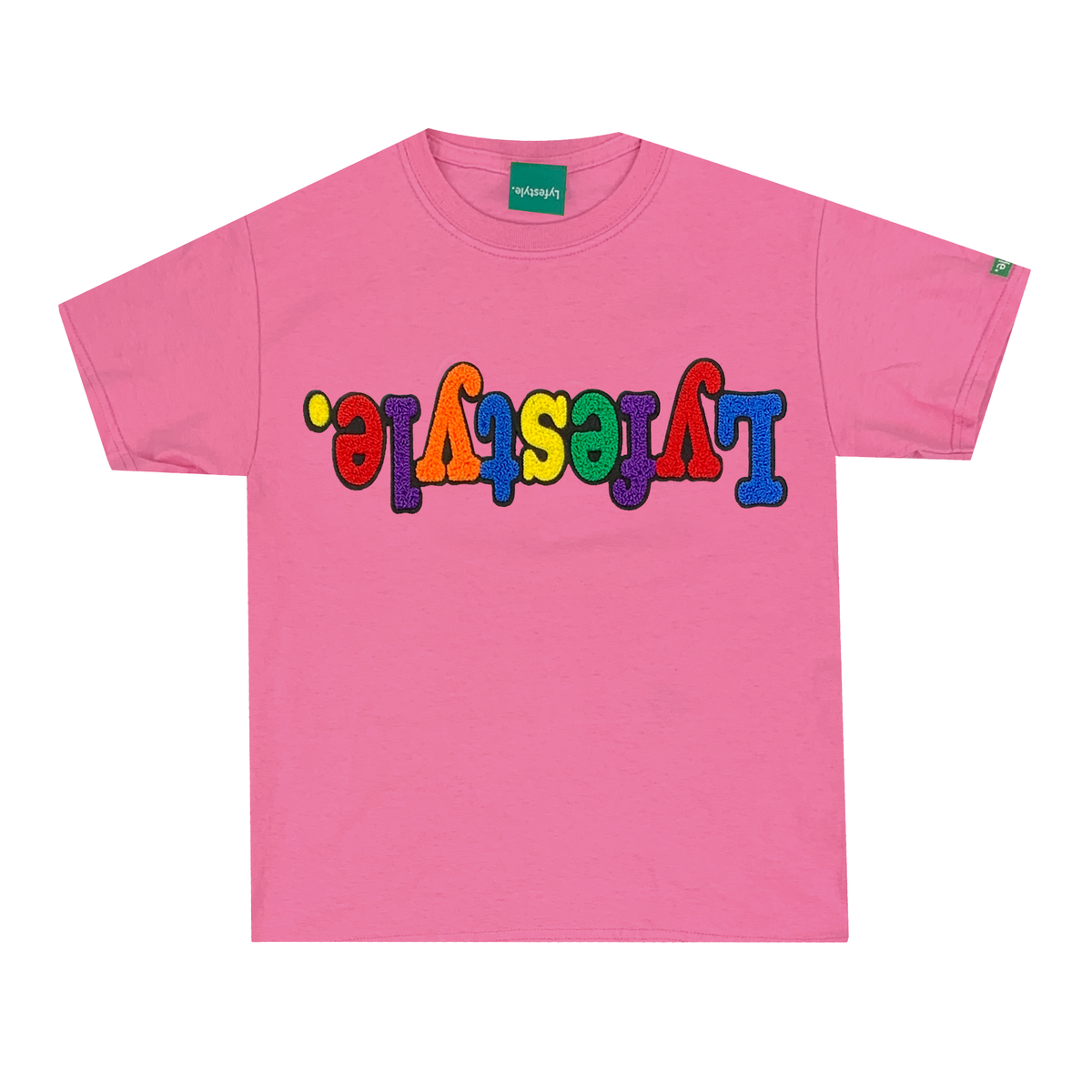 Kids Pink Multicolor Lyfestyle Tee – Lyfestyle Clothing
