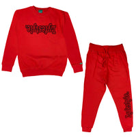 Red w/ Black Lyfestyle Sweatsuit