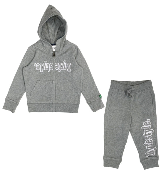 Toddlers "Cool Grey" Lyfestyle Sweatsuit