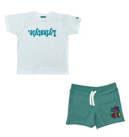 Toddlers Teal Lyfestyle Short Set