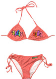 Peach Two-Piece Bathing Suit
