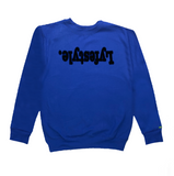 Black with Blue Lyfestyle Sweatshirts