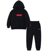Toddlers "Cozy" Red Box Lyfestyle Sweatsuit