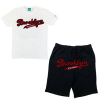 Red w/ Black Brooklyn Lyfestyle Short Sets